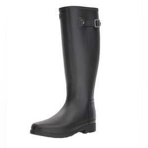 Hunter Black Tall Rain Boots